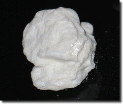 Rock chunk of cocaine HCI